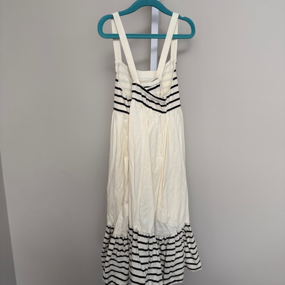 Hannah ANDERSSON Sleeveless Striped Crossback Dress with Pockets size 10 140cm - Picture 3 of 6